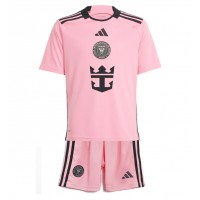 Camiseta Inter Miami Primera Equipación Replica 2024-25 para niños mangas cortas (+ Pantalones cortos)